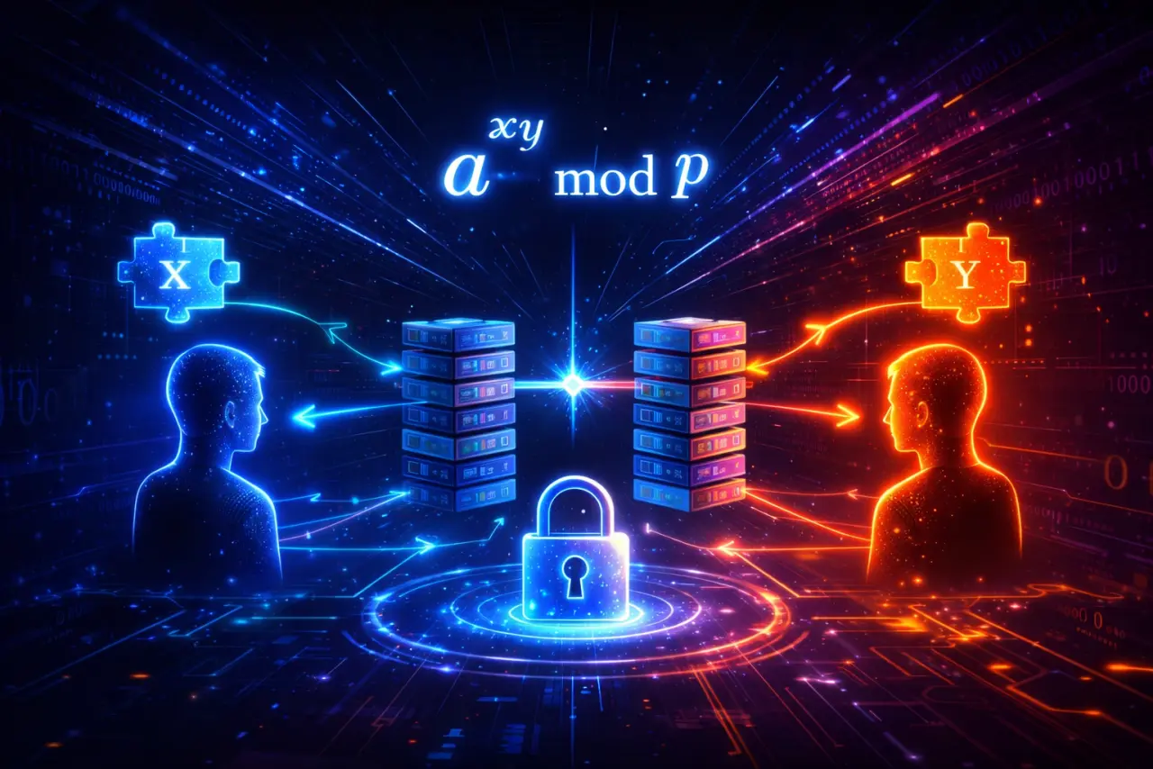 Diffie–Hellman Key Exchange: How Two Strangers Create a Shared Secret