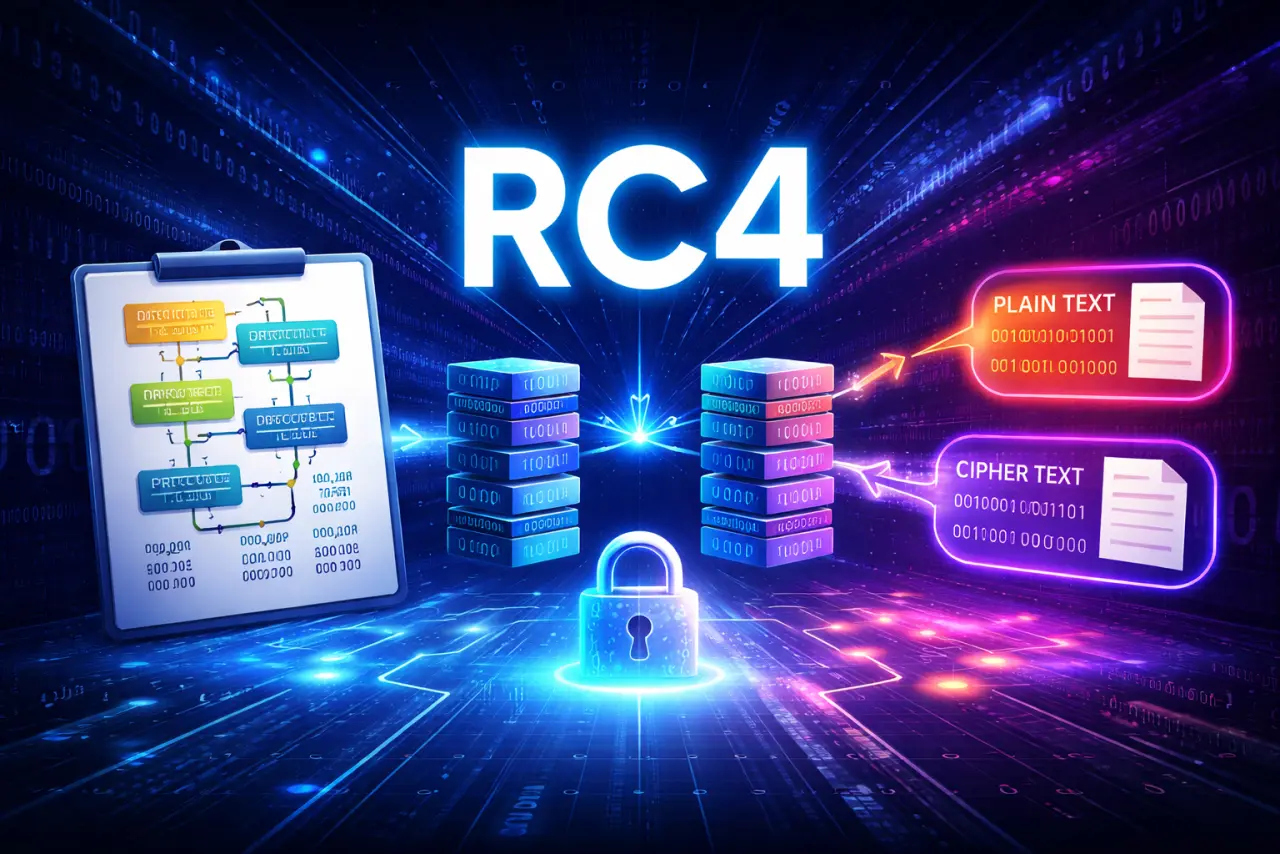 RC4 Stream Cipher Explained: Algorithm and Steps