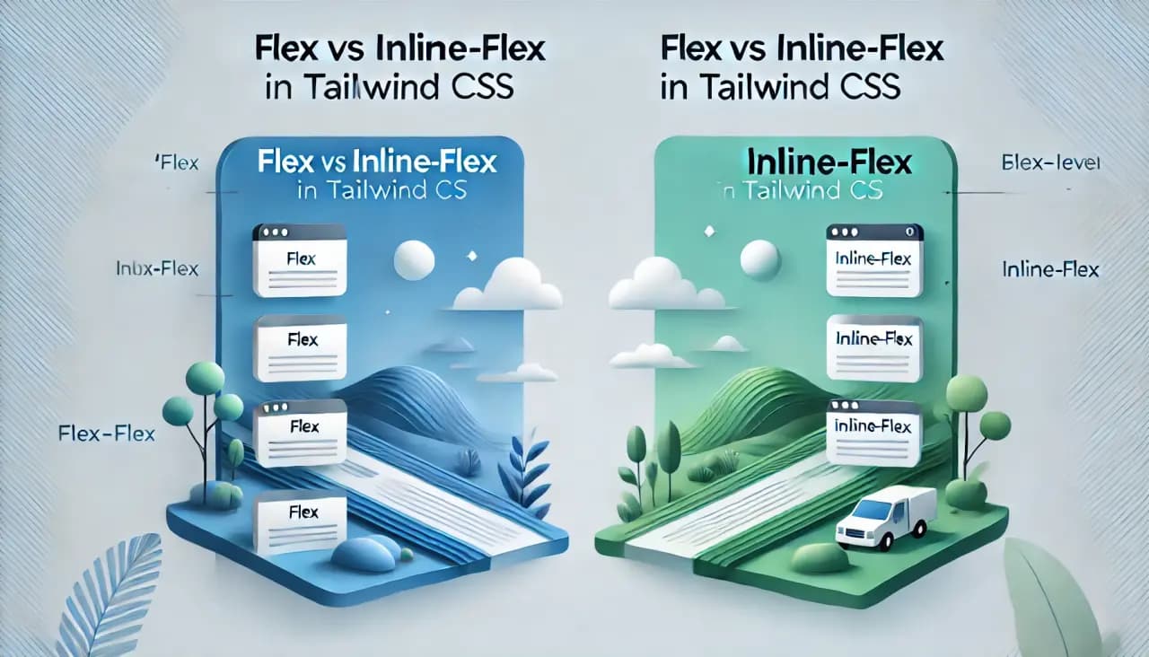 Flex vs Inline Flex with Tailwind CSS