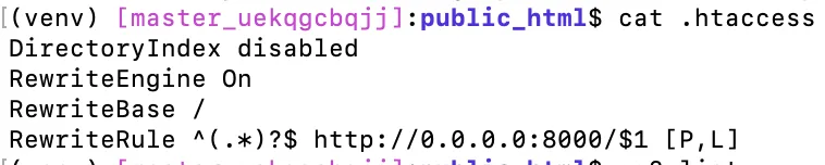 .htaccess File